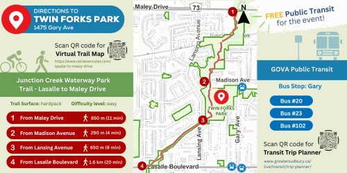 Taking the trails and public transit